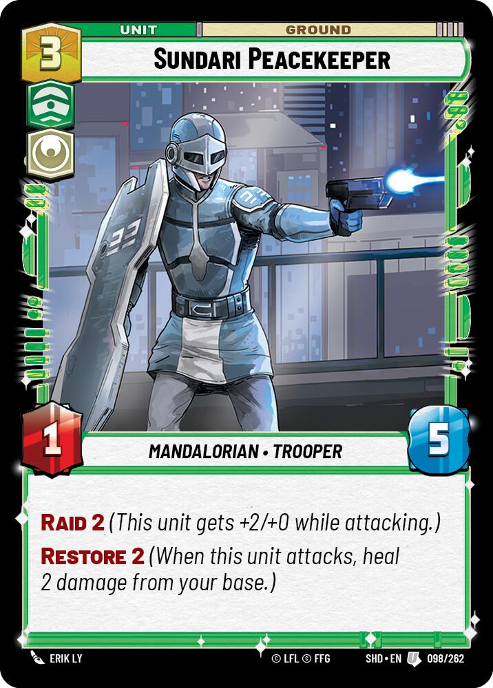 Sundari Peacekeeper (098/262) [Shadows of the Galaxy] | Tabernacle Games