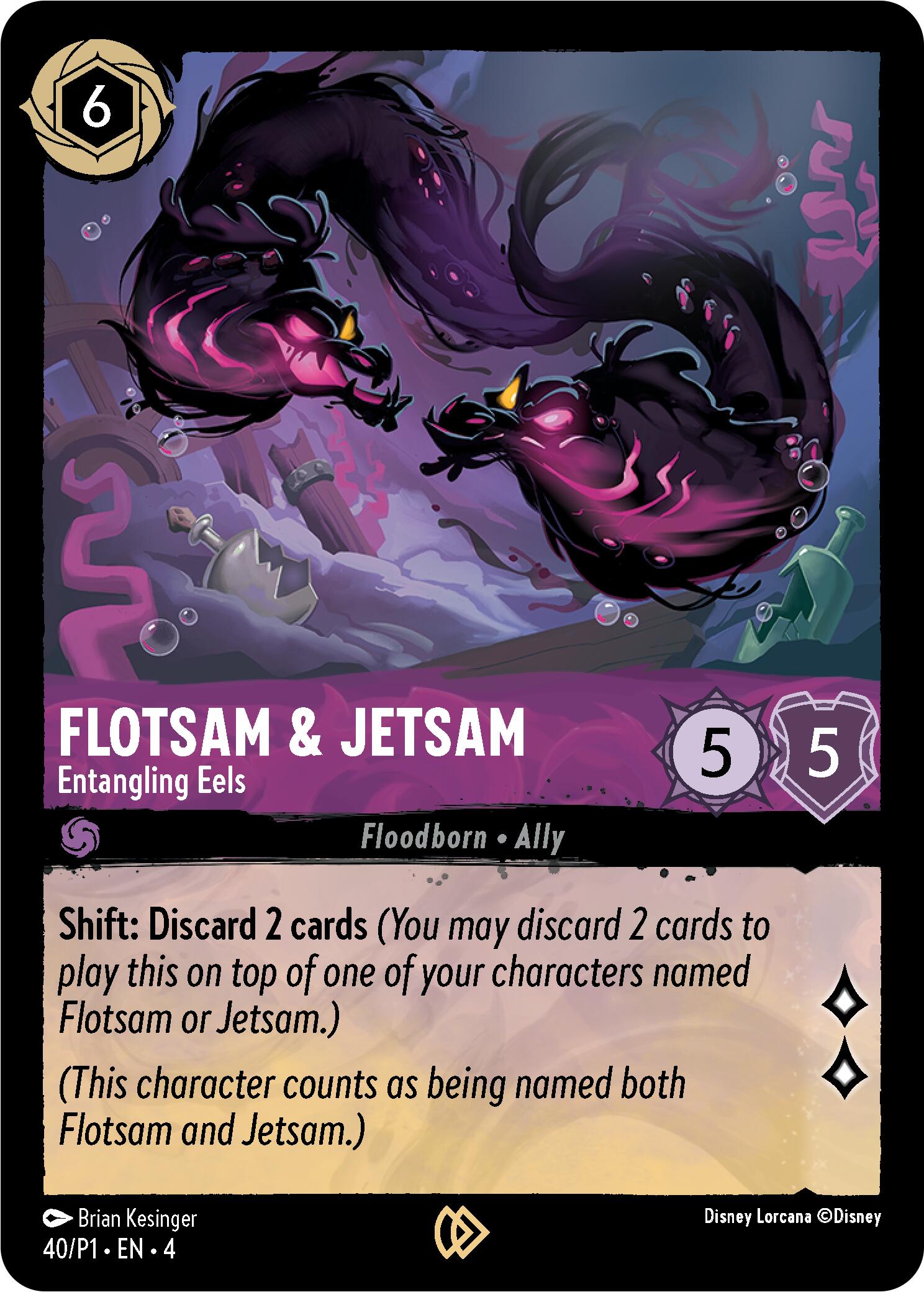 Flotsam & Jetsam - Entangling Eels (40) [Promo Cards] | Tabernacle Games