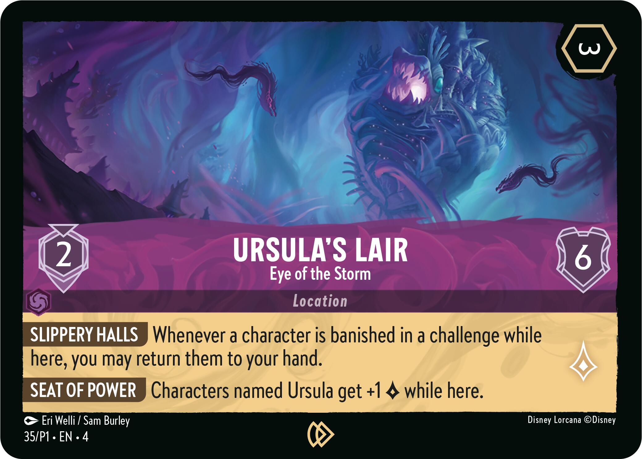 Ursula's Lair - Eye of the Storm (35) [Promo Cards] | Tabernacle Games