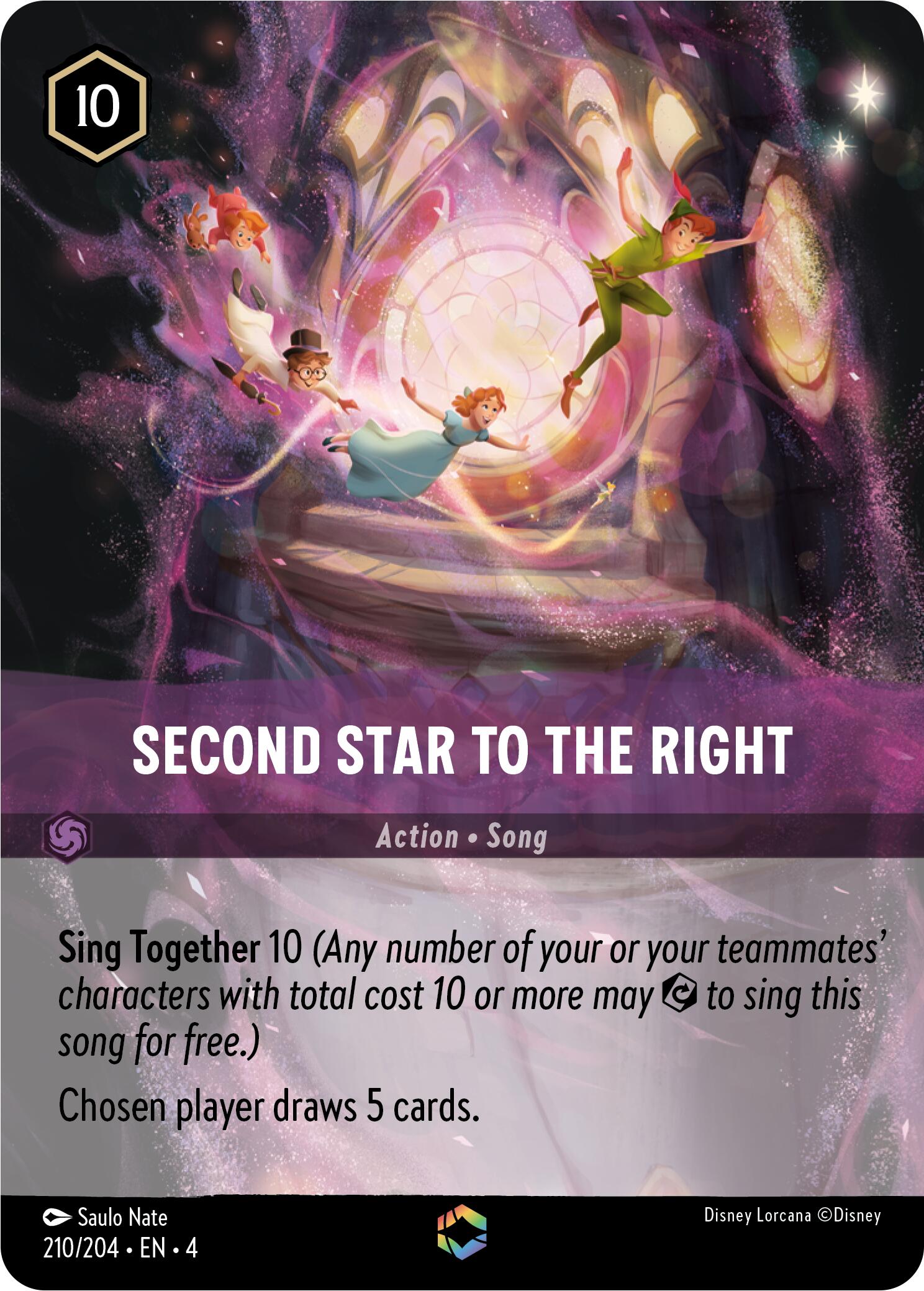 Second Star to the Right (Enchanted) (210/204) [Ursula's Return] | Tabernacle Games