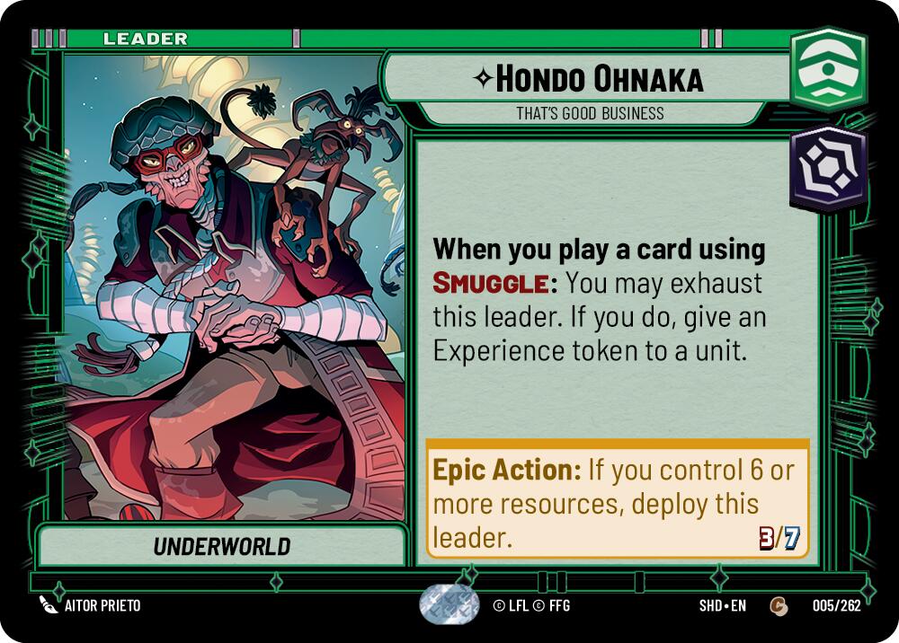 Hondo Ohnaka - That's Good Business (005/262) [Shadows of the Galaxy] | Tabernacle Games