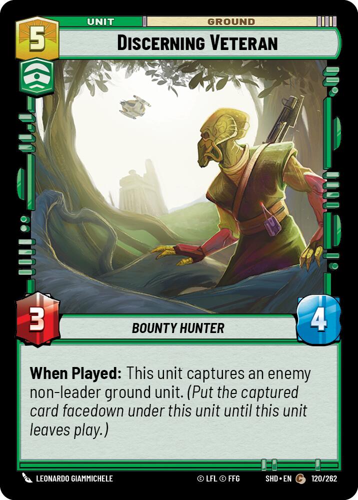 Discerning Veteran (120/262) [Shadows of the Galaxy] | Tabernacle Games