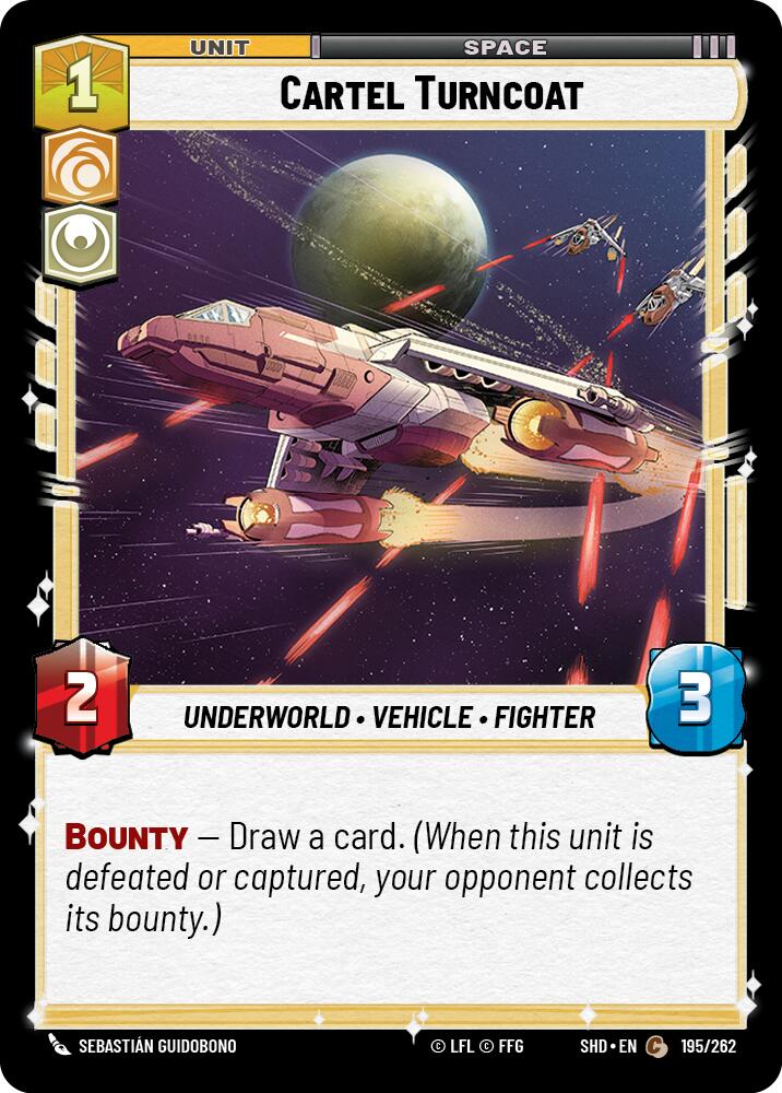 Cartel Turncoat (195/262) [Shadows of the Galaxy] | Tabernacle Games
