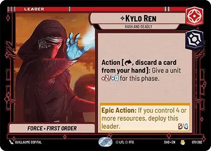 Kylo Ren - Rash and Deadly (011/262) [Shadows of the Galaxy] | Tabernacle Games