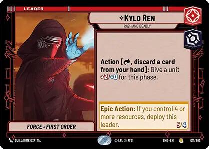 Kylo Ren - Rash and Deadly (011/262) [Shadows of the Galaxy] | Tabernacle Games