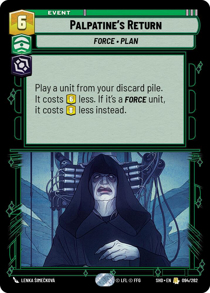 Palpatine's Return (094/262) [Shadows of the Galaxy] | Tabernacle Games