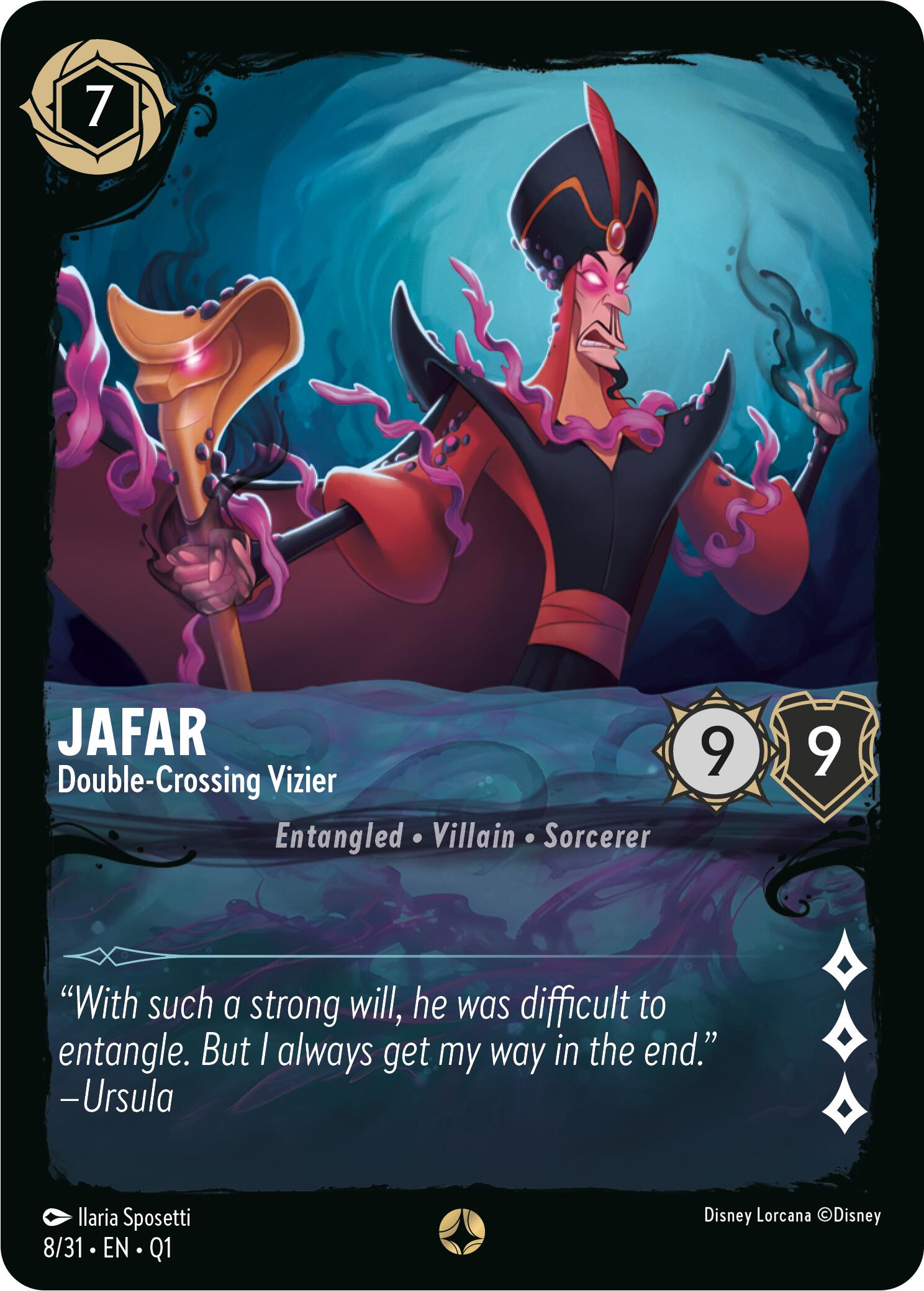 Jafar - Double-Crossing Vizier (8/31) [Illumineer's Quest: Deep Trouble] | Tabernacle Games