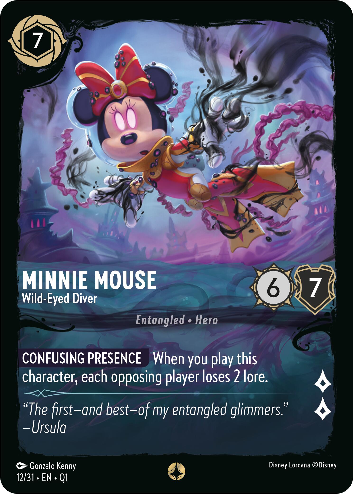 Minnie Mouse - Wild-Eyed Diver (12/31) [Illumineer's Quest: Deep Trouble] | Tabernacle Games