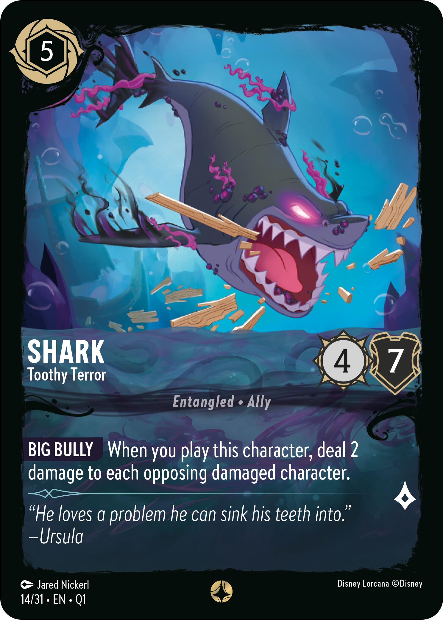 Shark - Toothy Terror (14/31) [Illumineer's Quest: Deep Trouble] | Tabernacle Games