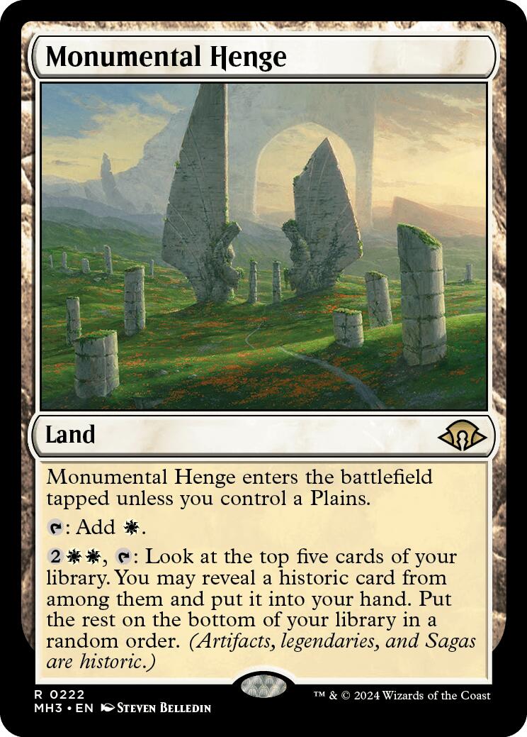 Monumental Henge [Modern Horizons 3] | Tabernacle Games