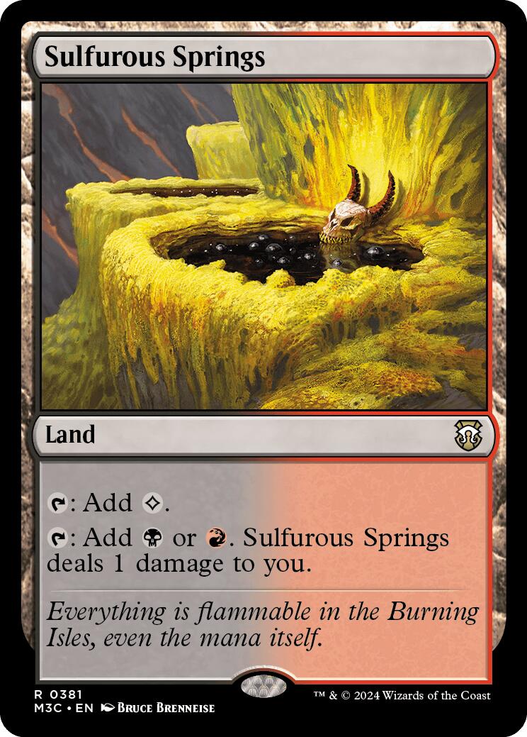 Sulfurous Springs [Modern Horizons 3 Commander] | Tabernacle Games