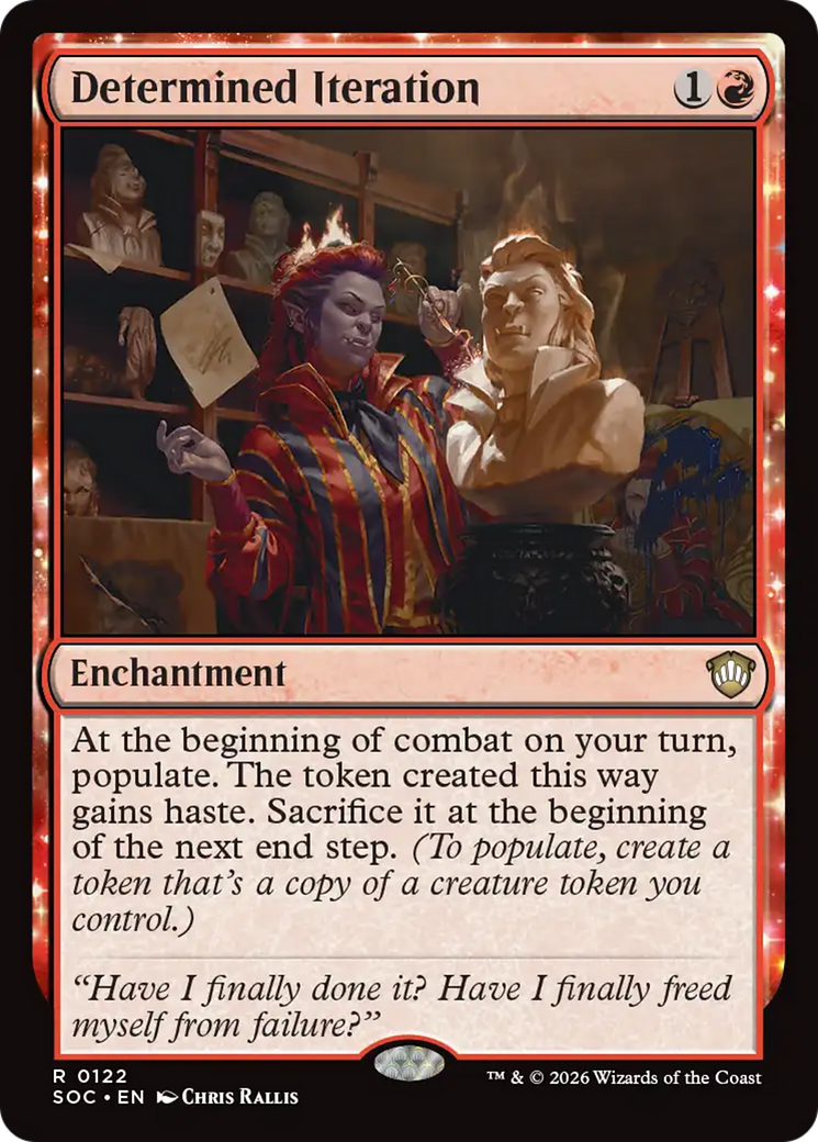 Determined Iteration [Secrets of Strixhaven Commander] | Tabernacle Games