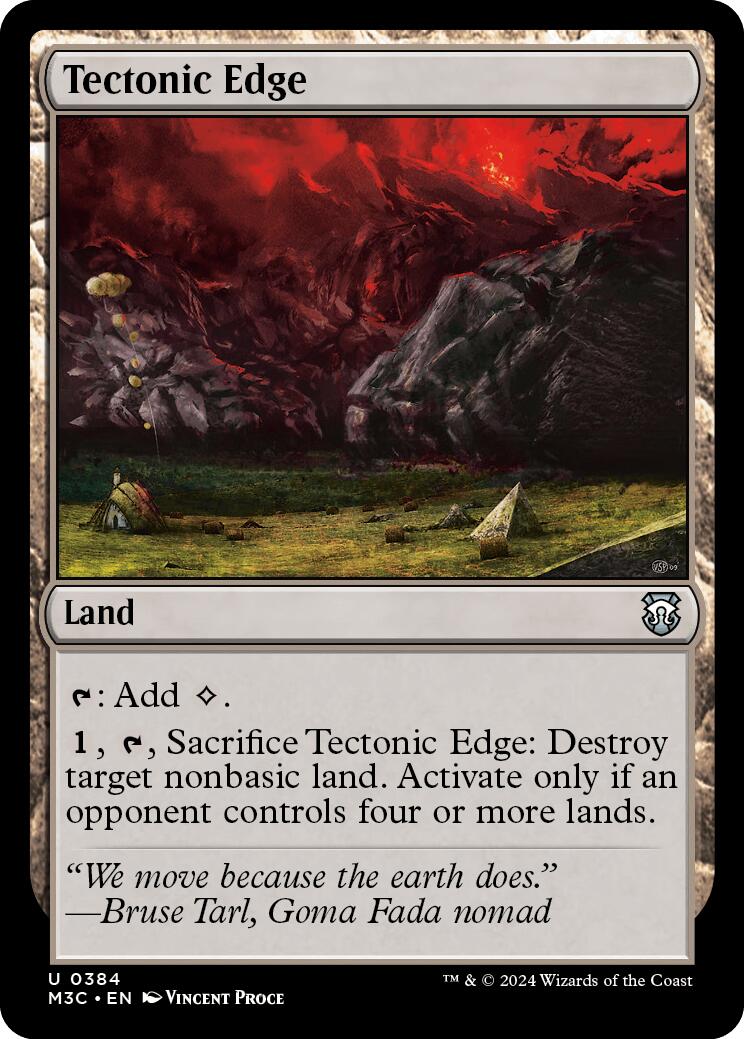 Tectonic Edge [Modern Horizons 3 Commander] | Tabernacle Games
