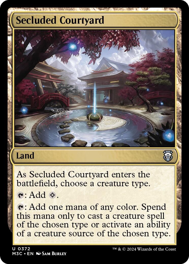 Secluded Courtyard [Modern Horizons 3 Commander] | Tabernacle Games