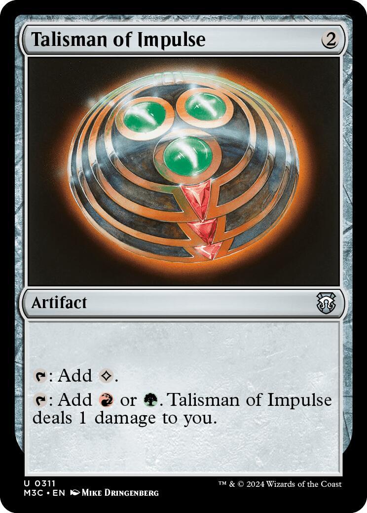 Talisman of Impulse [Modern Horizons 3 Commander] | Tabernacle Games