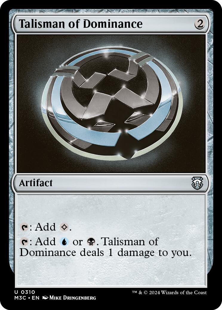 Talisman of Dominance [Modern Horizons 3 Commander] | Tabernacle Games