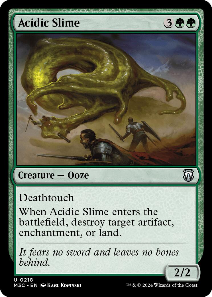 Acidic Slime [Modern Horizons 3 Commander] | Tabernacle Games