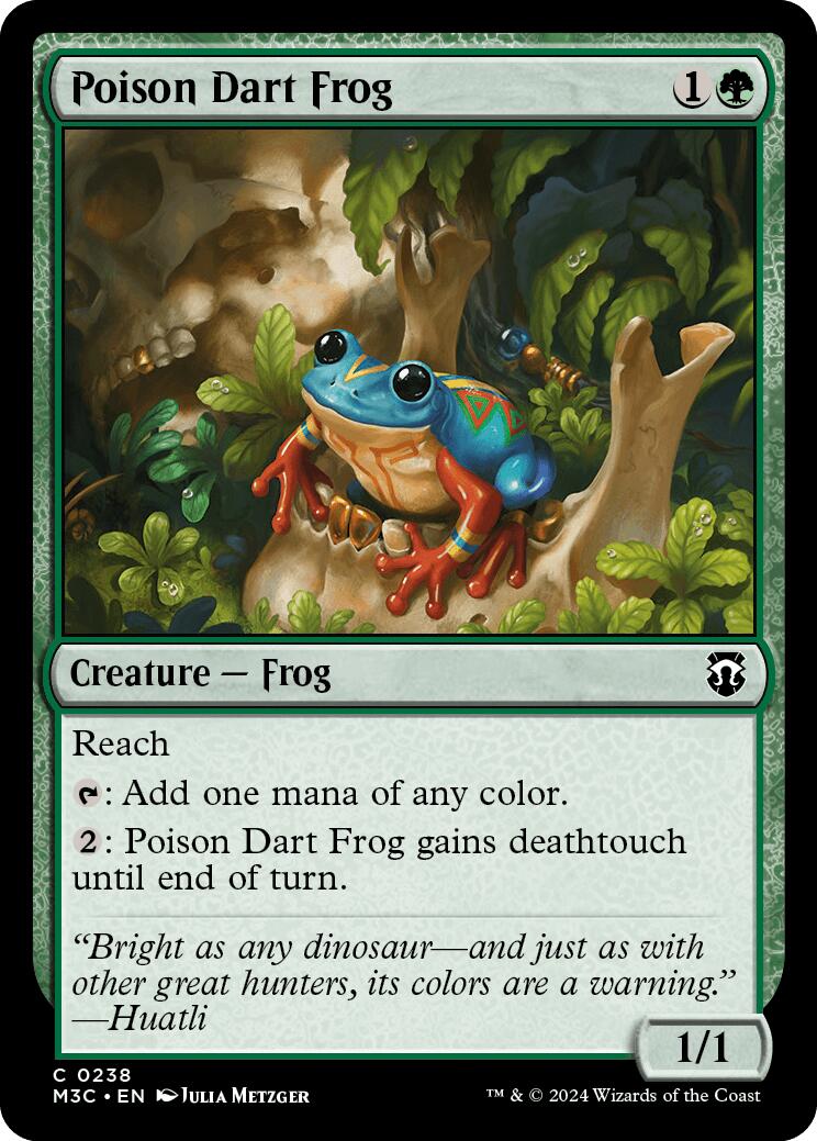 Poison Dart Frog [Modern Horizons 3 Commander] | Tabernacle Games