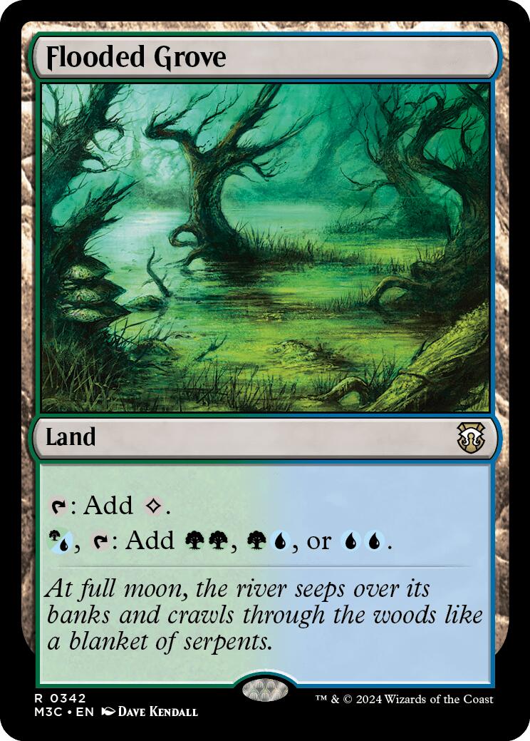 Flooded Grove [Modern Horizons 3 Commander] | Tabernacle Games
