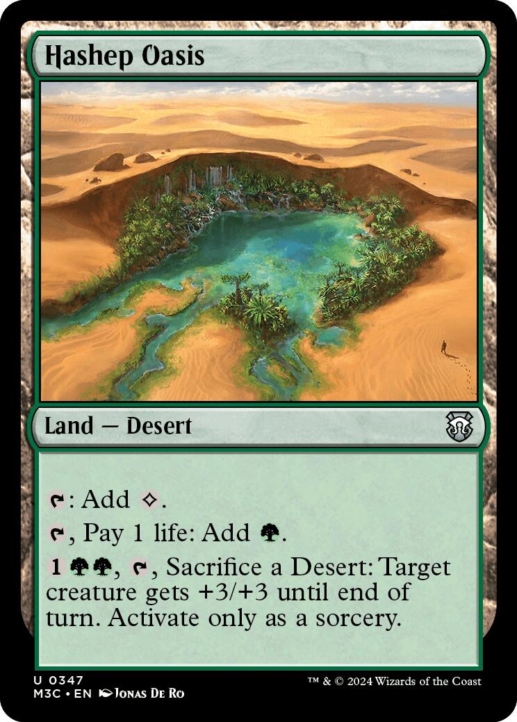 Hashep Oasis [Modern Horizons 3 Commander] | Tabernacle Games