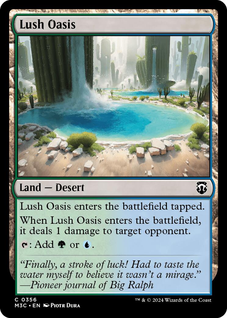 Lush Oasis [Modern Horizons 3 Commander] | Tabernacle Games