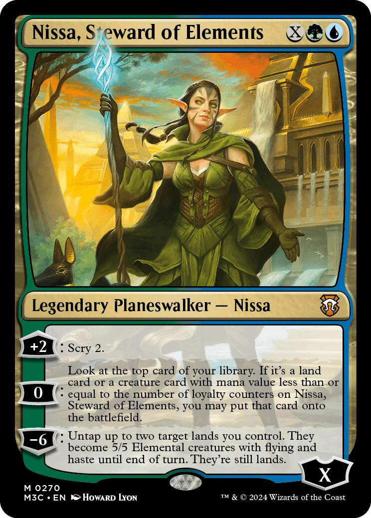 Nissa, Steward of Elements [Modern Horizons 3 Commander] | Tabernacle Games