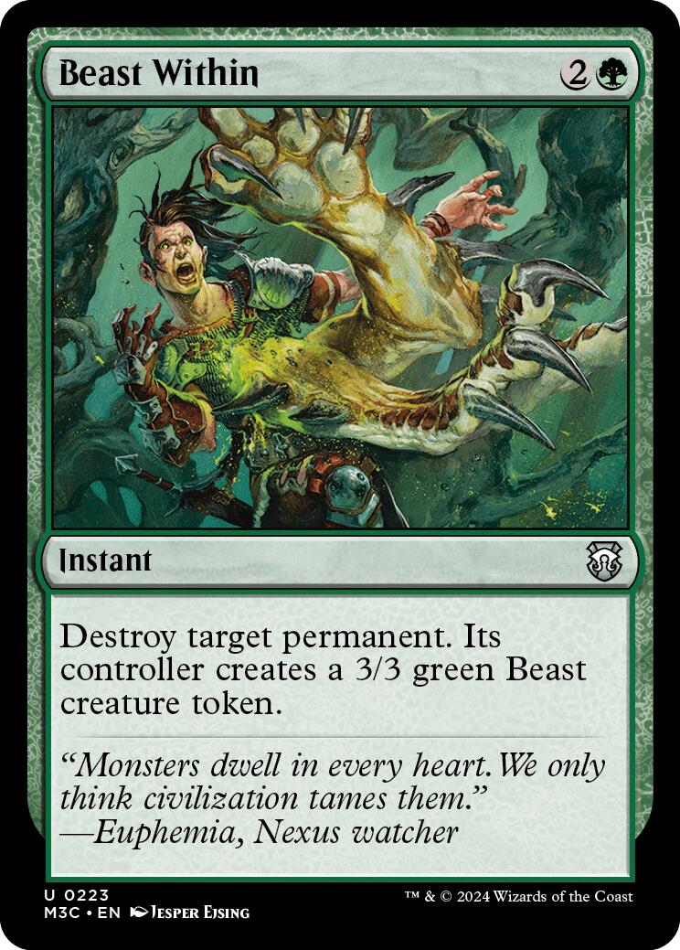Beast Within [Modern Horizons 3 Commander] | Tabernacle Games