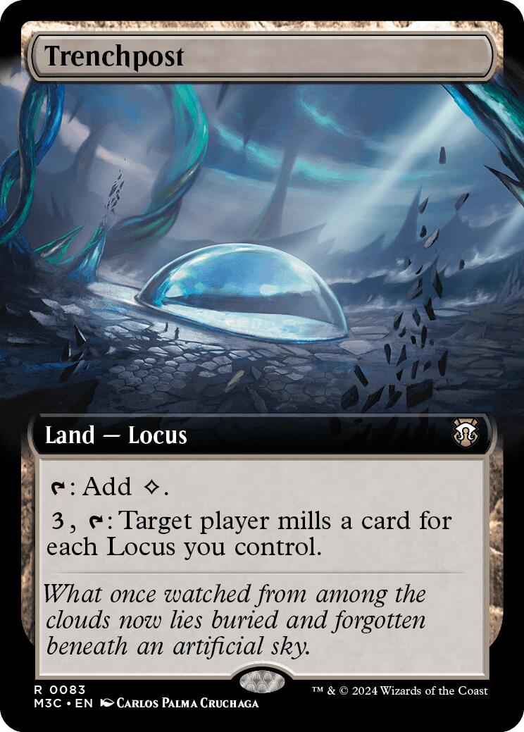 Trenchpost (Extended Art) [Modern Horizons 3 Commander] | Tabernacle Games