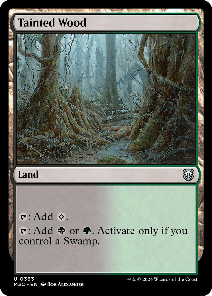 Tainted Wood [Modern Horizons 3 Commander] | Tabernacle Games
