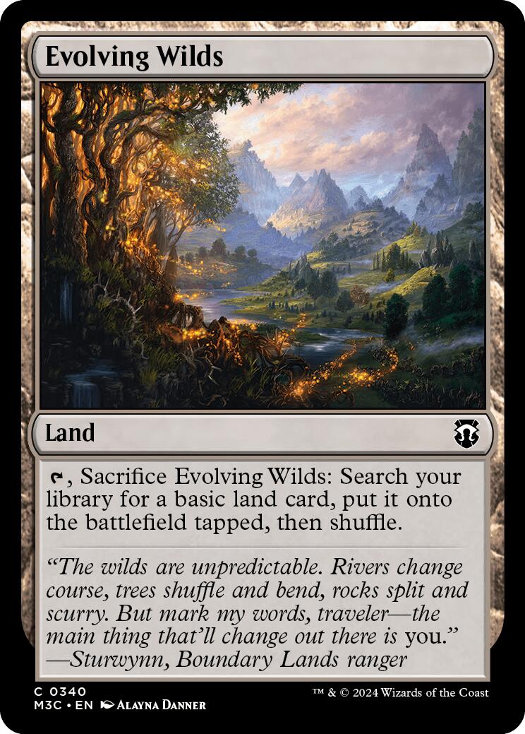 Evolving Wilds [Modern Horizons 3 Commander] | Tabernacle Games