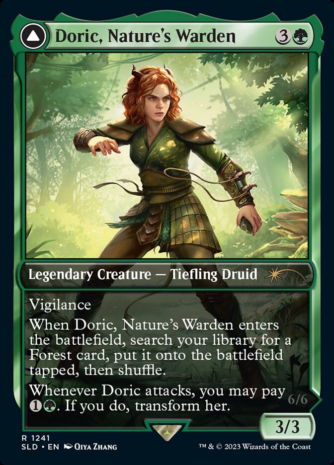 Doric, Nature's Warden // Doric, Owlbear Avenger [Secret Lair Drop Series] | Tabernacle Games