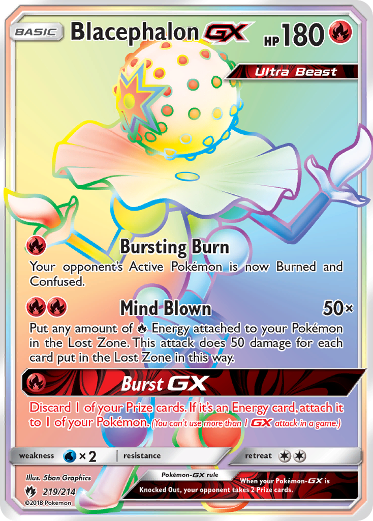 Blacephalon GX (219/214) [Sun & Moon: Lost Thunder] | Tabernacle Games