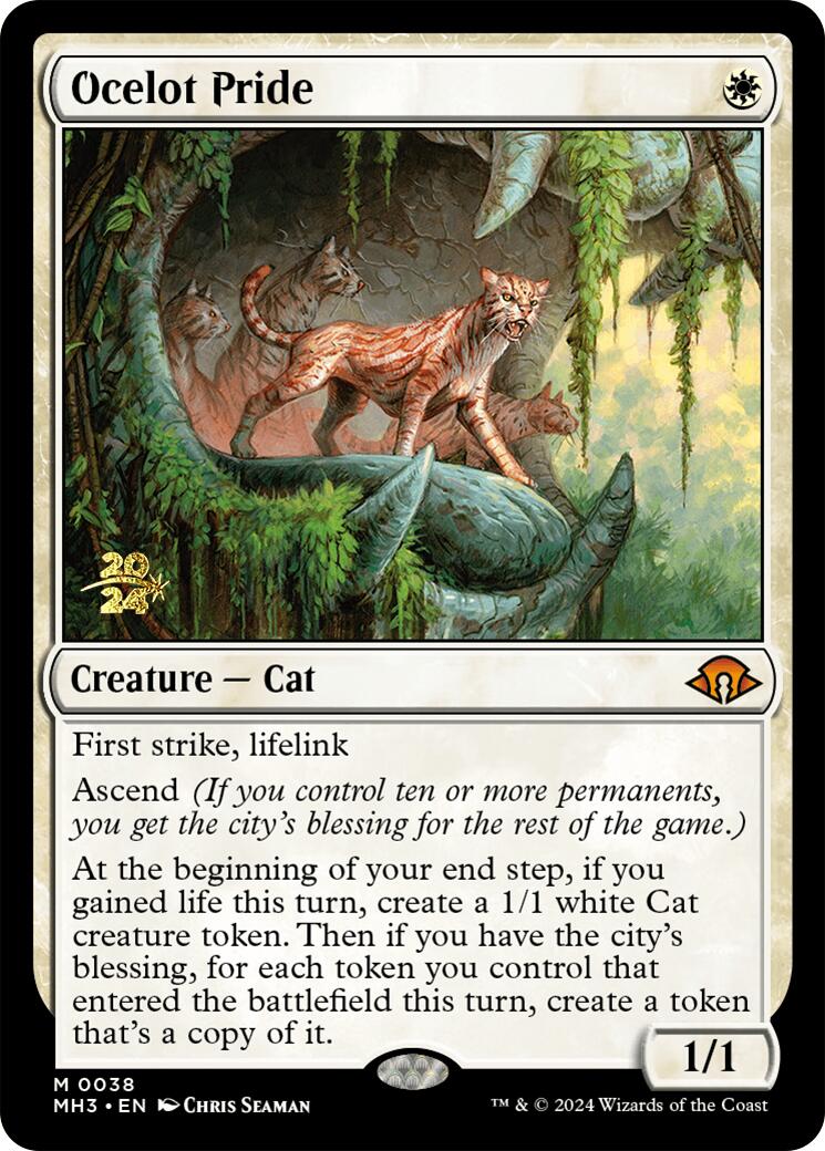 Ocelot Pride [Modern Horizons 3 Prerelease Promos] | Tabernacle Games