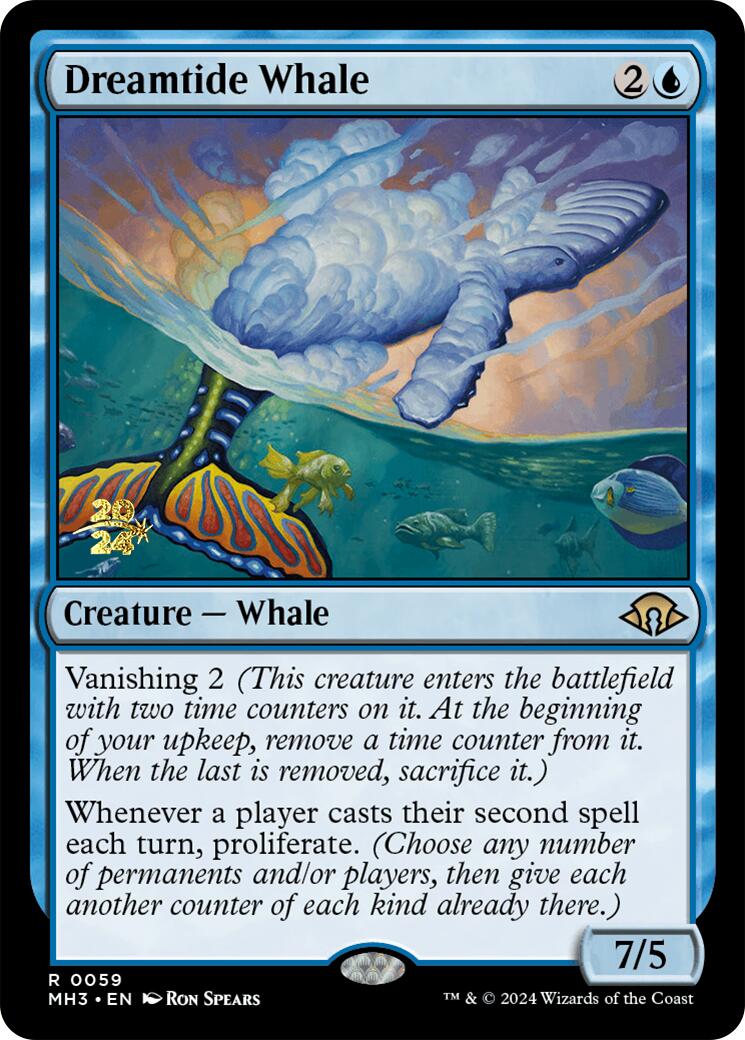 Dreamtide Whale [Modern Horizons 3 Prerelease Promos] | Tabernacle Games