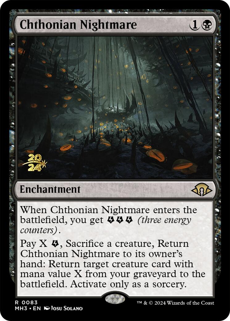 Chthonian Nightmare [Modern Horizons 3 Prerelease Promos] | Tabernacle Games