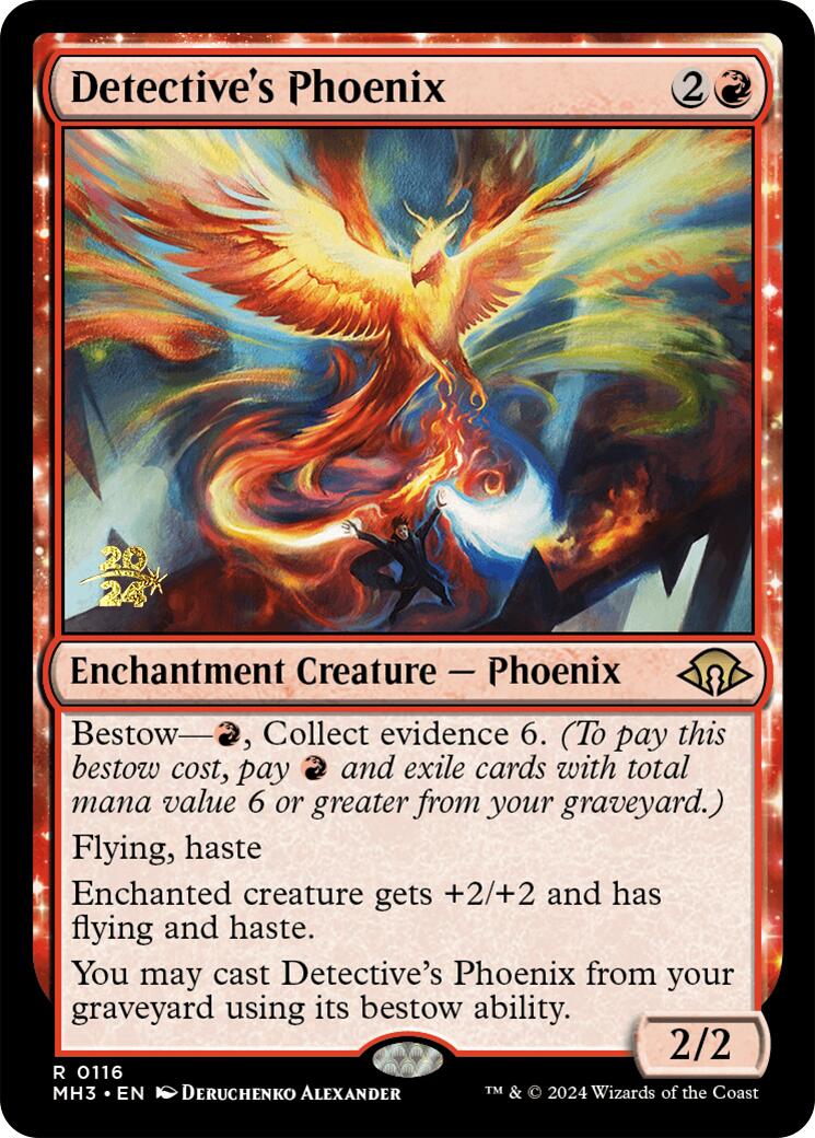 Detective's Phoenix [Modern Horizons 3 Prerelease Promos] | Tabernacle Games