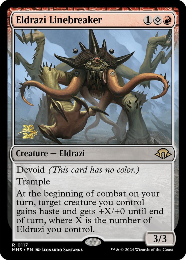 Eldrazi Linebreaker [Modern Horizons 3 Prerelease Promos] | Tabernacle Games