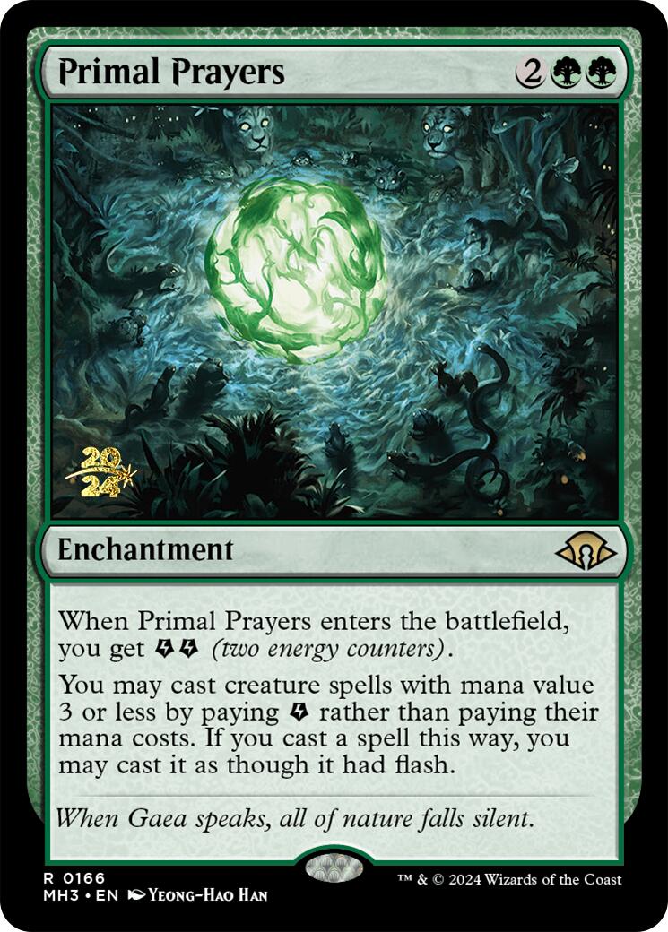 Primal Prayers [Modern Horizons 3 Prerelease Promos] | Tabernacle Games
