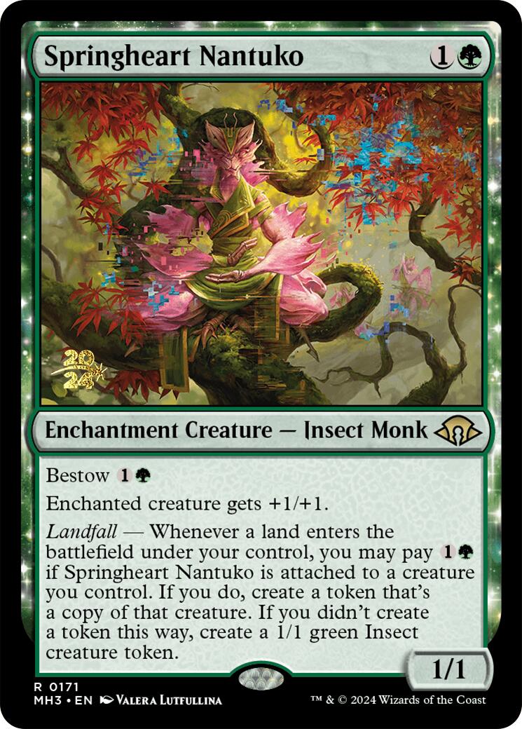 Springheart Nantuko [Modern Horizons 3 Prerelease Promos] | Tabernacle Games
