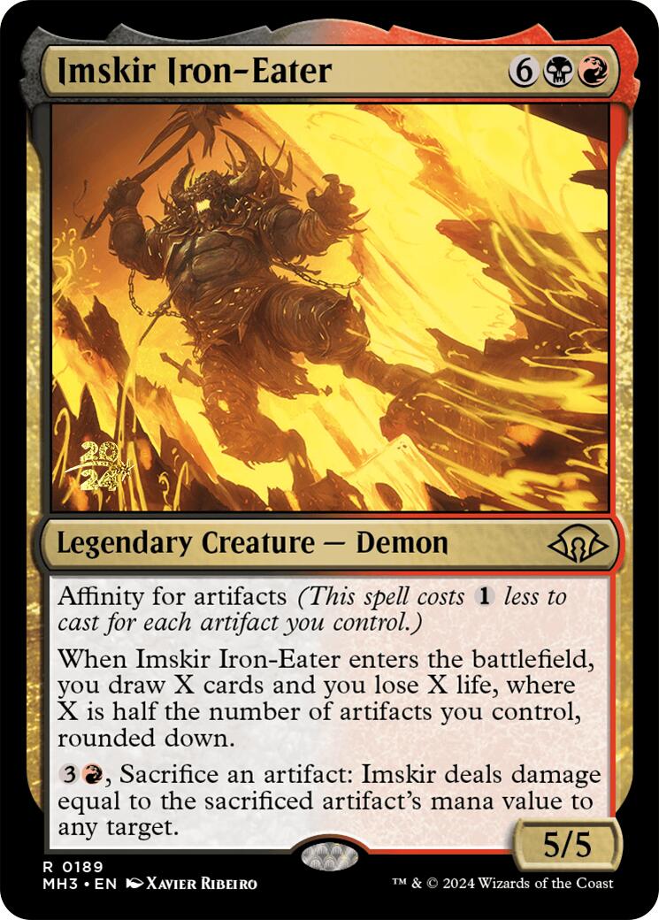 Imskir Iron-Eater [Modern Horizons 3 Prerelease Promos] | Tabernacle Games