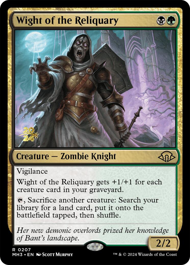 Wight of the Reliquary [Modern Horizons 3 Prerelease Promos] | Tabernacle Games