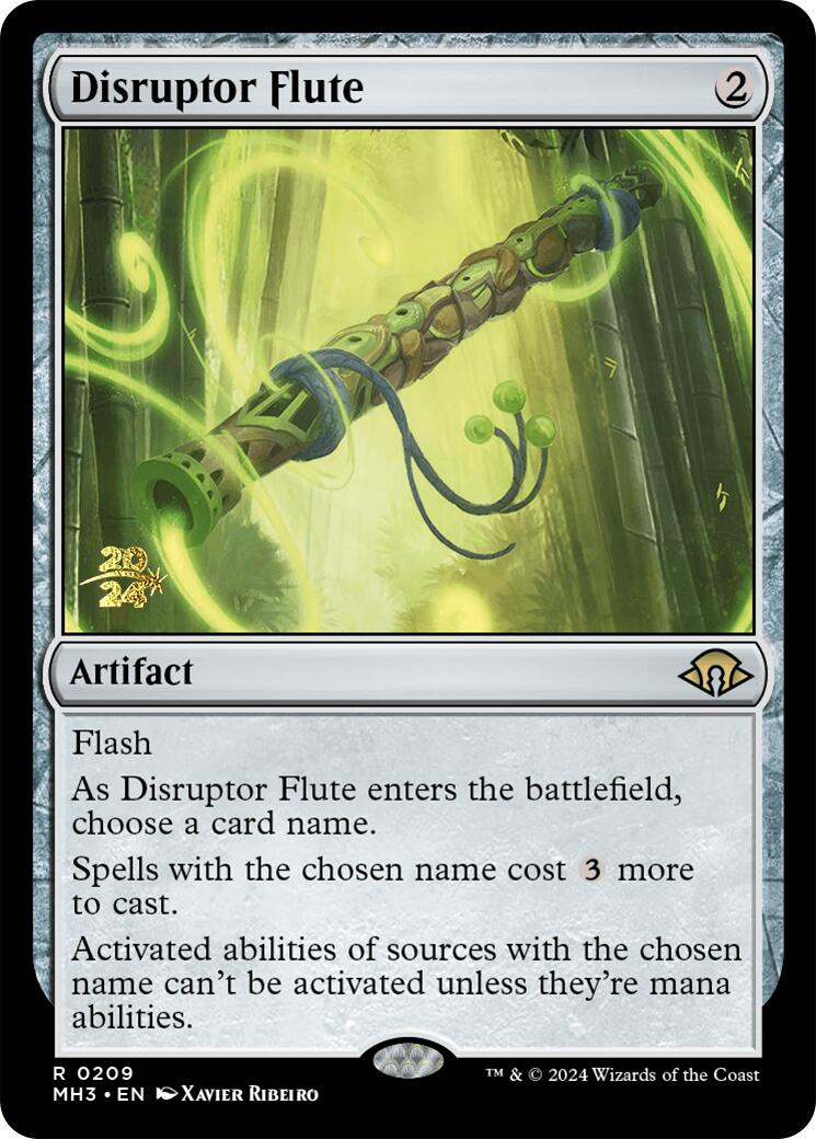 Disruptor Flute [Modern Horizons 3 Prerelease Promos] | Tabernacle Games