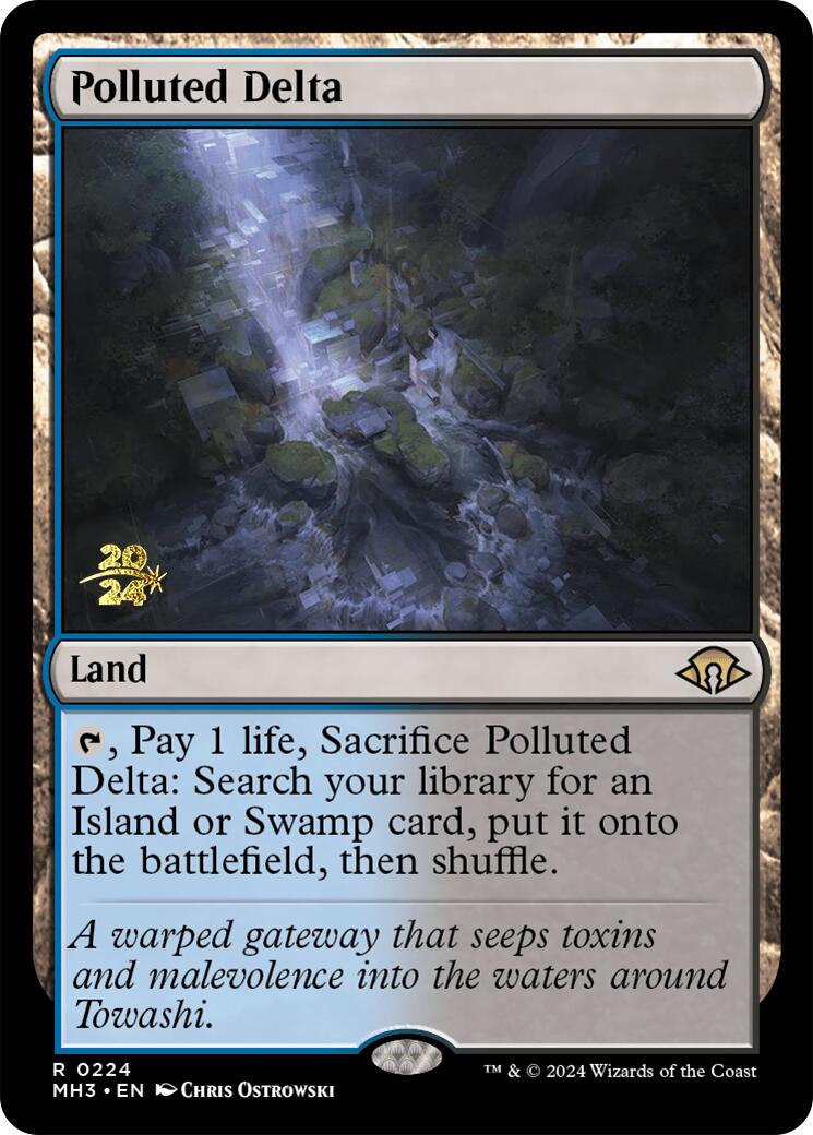 Polluted Delta [Modern Horizons 3 Prerelease Promos] | Tabernacle Games