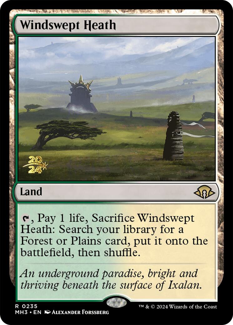 Windswept Heath [Modern Horizons 3 Prerelease Promos] | Tabernacle Games