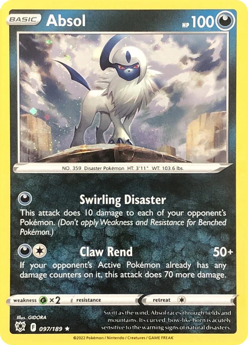 Absol (097/189) (Cosmos Holo) [Miscellaneous Cards] | Tabernacle Games
