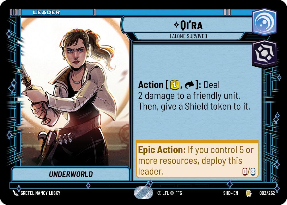 Qi'ra - I Alone Survived (002/262) [Shadows of the Galaxy] | Tabernacle Games
