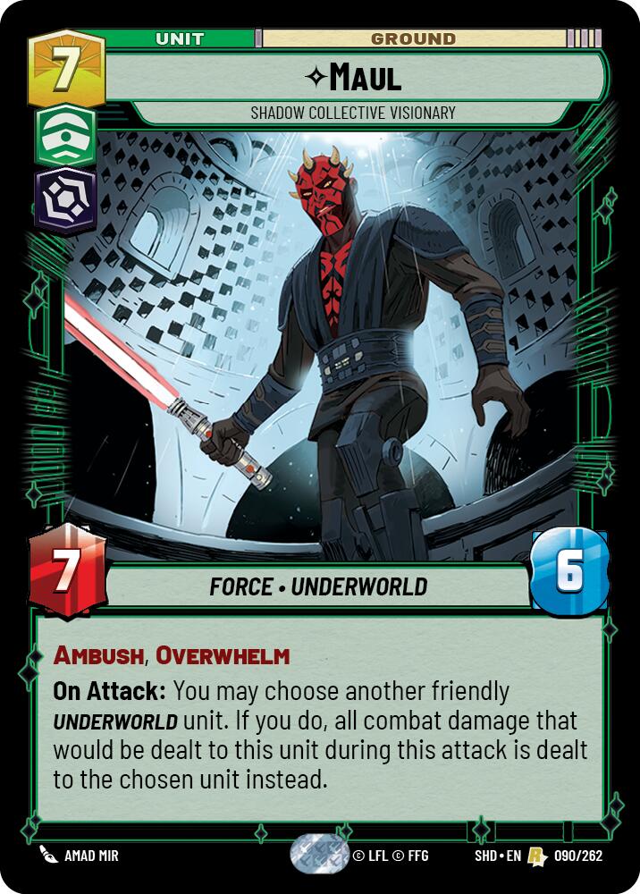 Maul - Shadow Collective Visionary (090/262) [Shadows of the Galaxy] | Tabernacle Games
