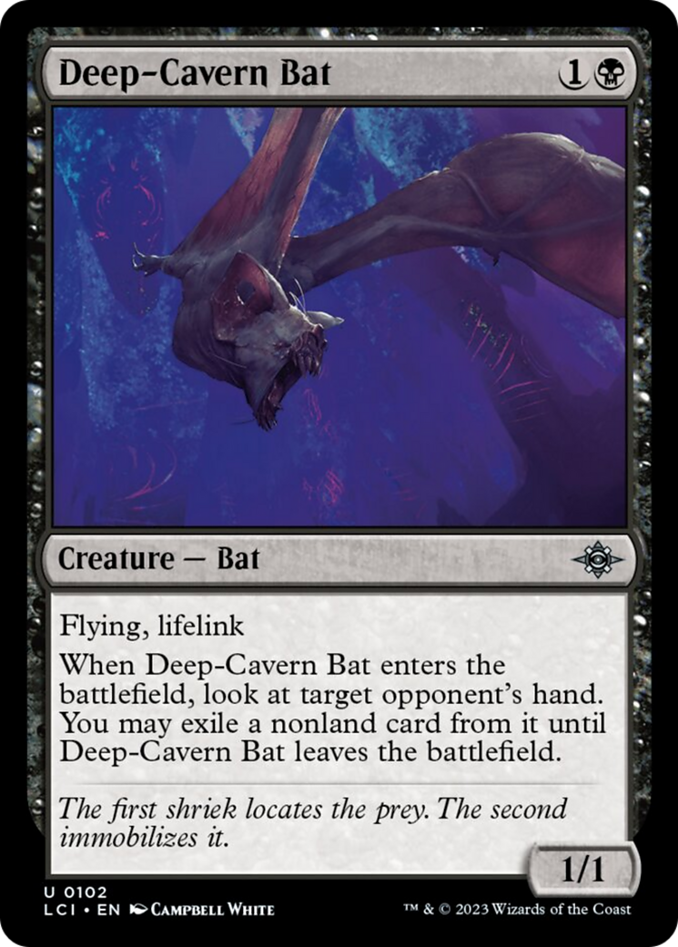 Deep-Cavern Bat [The Lost Caverns of Ixalan] | Tabernacle Games