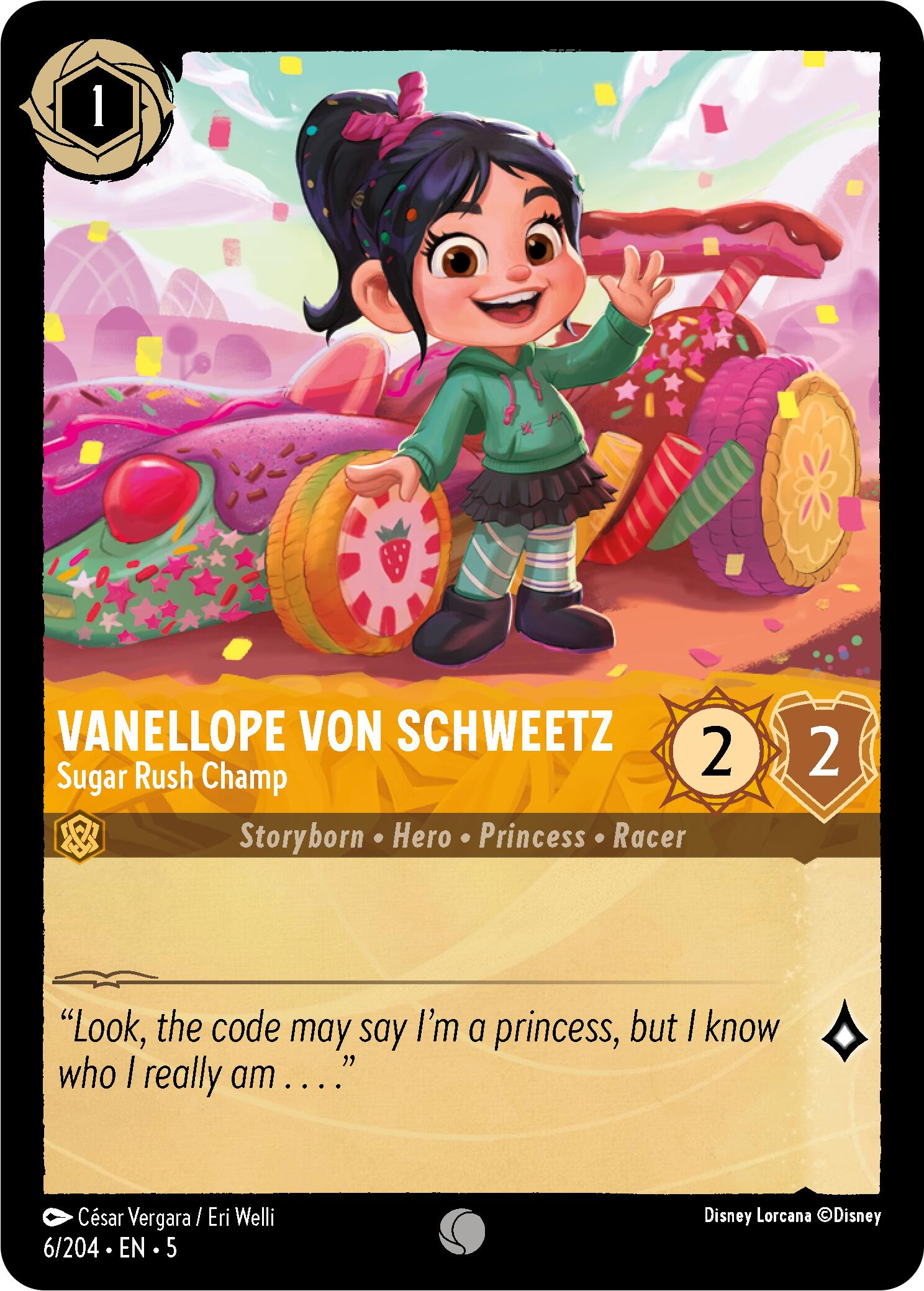 Vanellope von Schweetz - Sugar Rush Champ (6/204) [Shimmering Skies] | Tabernacle Games