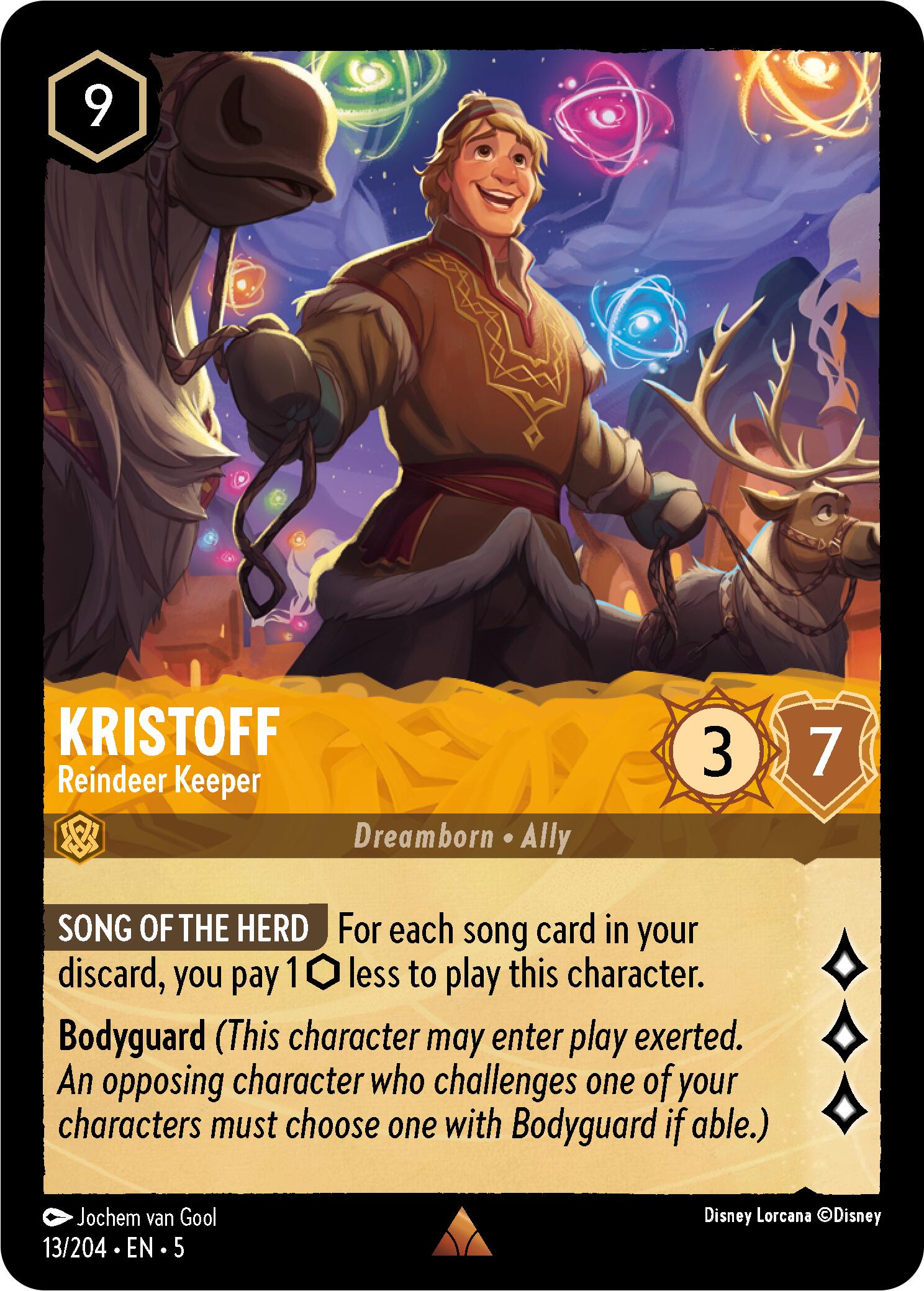 Kristoff - Reindeer Keeper (13/204) [Shimmering Skies] | Tabernacle Games